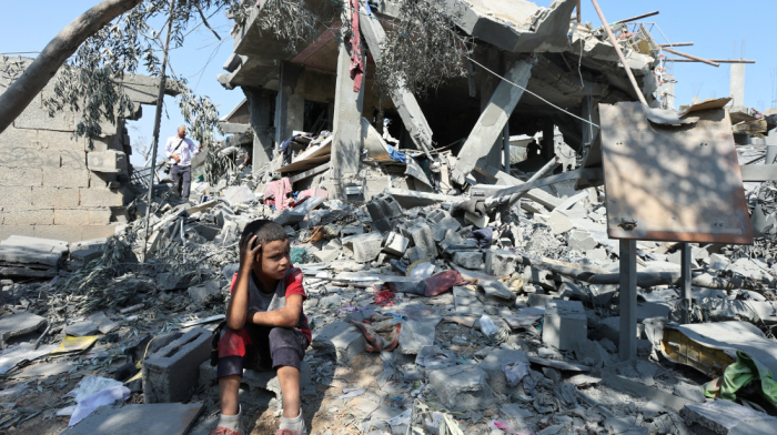 Sixteen killed, 32 wounded in airstrike on school in Gaza's Nuseirat camp