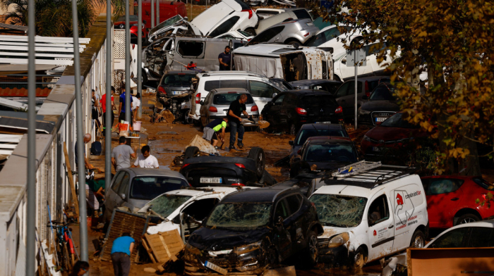 Protests over Spain flood response interrupt visit by king to stricken Valencia suburb