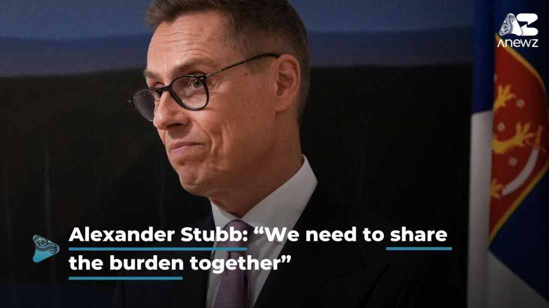 Alexander Stubb at COP29: "We need to share the burden together."
