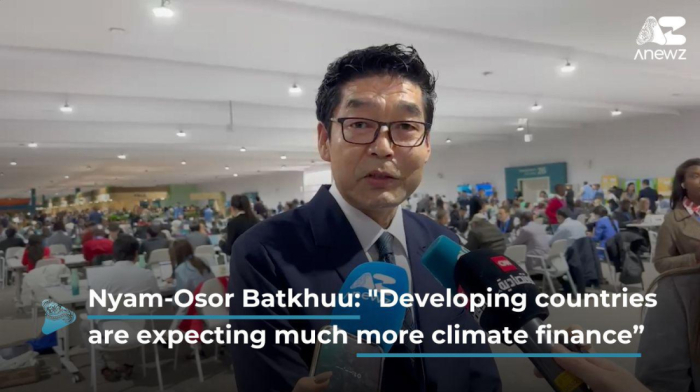 Nyam-Osor Batkhuu: “Developing countries are expecting much more climate finance."