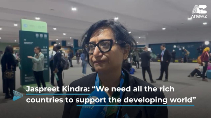 Jaspreet Kindra: “We need all the rich countries to support the developing world”