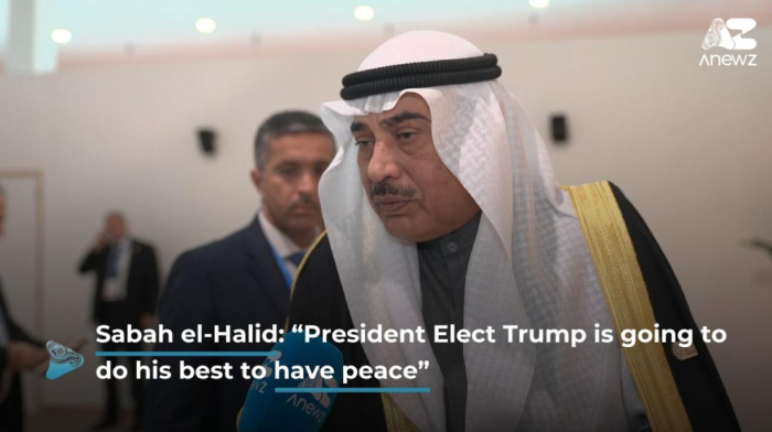 Sabah el-Halid: “President Elect Trump is going to do his best to have peace.”