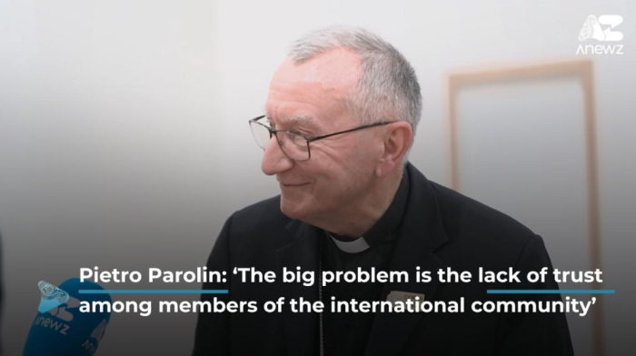 Pietro Parolin: “The big problem is the lack of trust among members of the international community”.