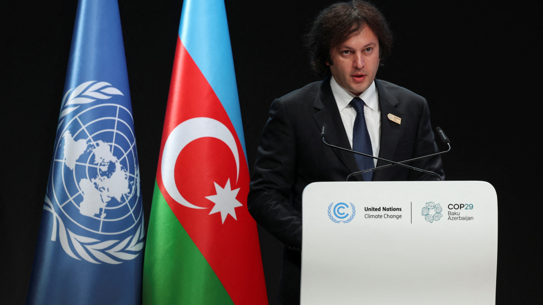 Georgian PM Kobakhidze Urges Increased Climate Finance at COP29, Commends Azerbaijan’s Role in Hosting Summit