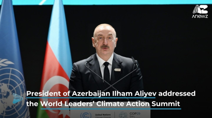 Azerbaijan President urges delivery of climate finance to countries in need