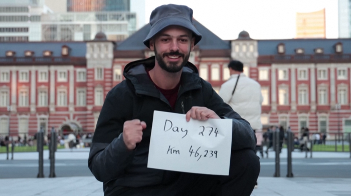 Egyptian adventurer completes 274-day overland journey to Japan