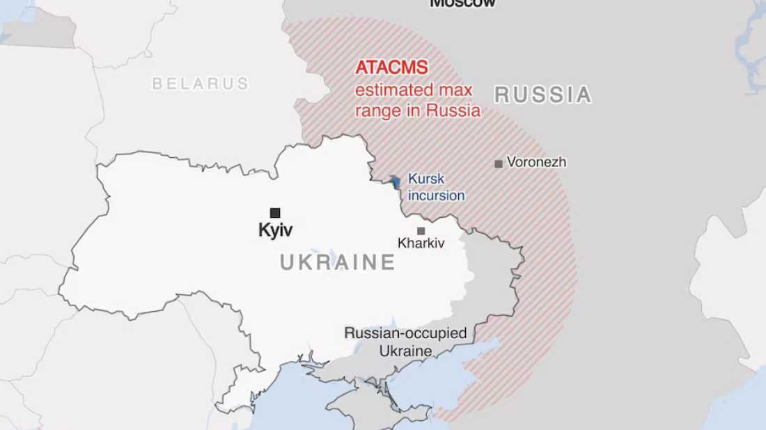 Ukraine Strikes Russian Territory with ATACMS Missiles on War's 1,000th Day