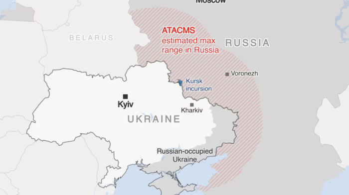 Ukraine Strikes Russian Territory with ATACMS Missiles on War's 1,000th Day