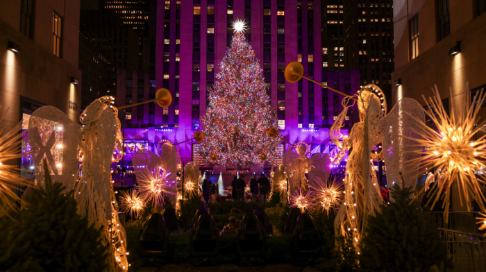 Rockefeller Center tree lights up NYC for the holidays