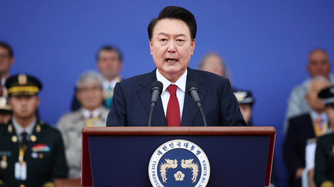 South Korea's President  faces travel ban