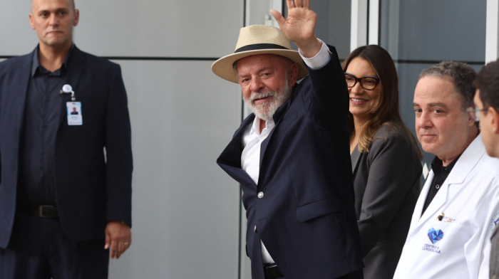 Brazil's Lula leaves hospital, speaks publicly for first time since surgeries