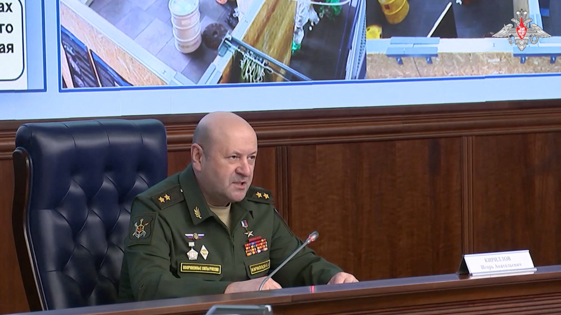 Russia says it detains suspect over the murder of top general in Moscow