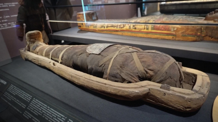 Thousand-year-old mummies on display at Beijing's 798 Art Zone