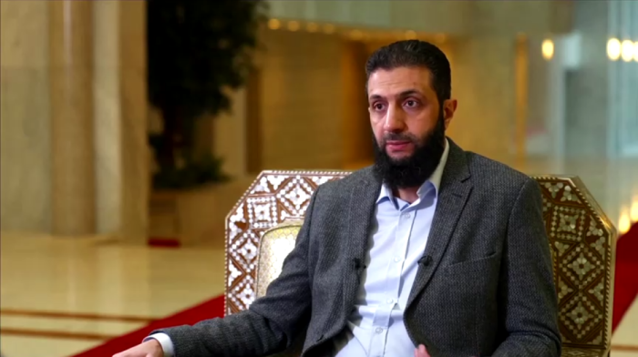 Syria’s de facto leader calls for national reconciliation and lifting of sanctions