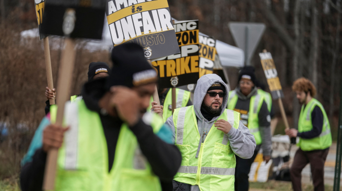 Amazon workers go on strike across U.S.