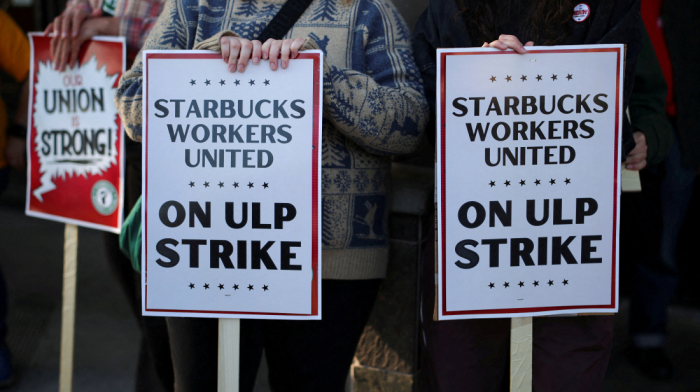 Starbucks workers expand strike in US cities including New York