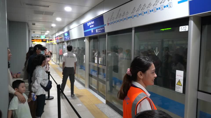 Vietnam's first subway