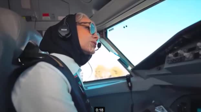 Iran's first ever all woman flight