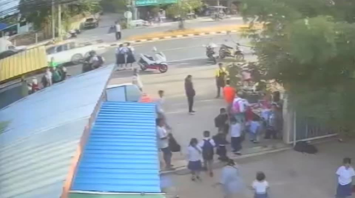 Car crash at school kills two, injures 10 in Thailand