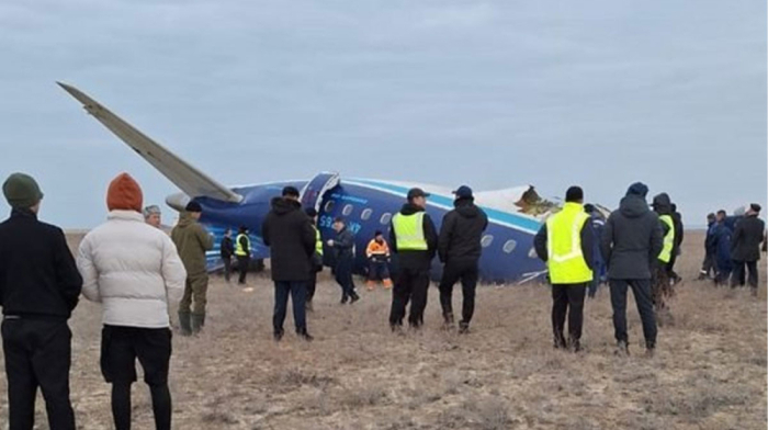 Azerbaijan Airlines passenger plane crashes near Aktau