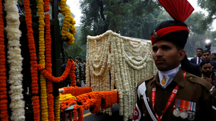 India's former PM Manmohan Singh cremated with state honours