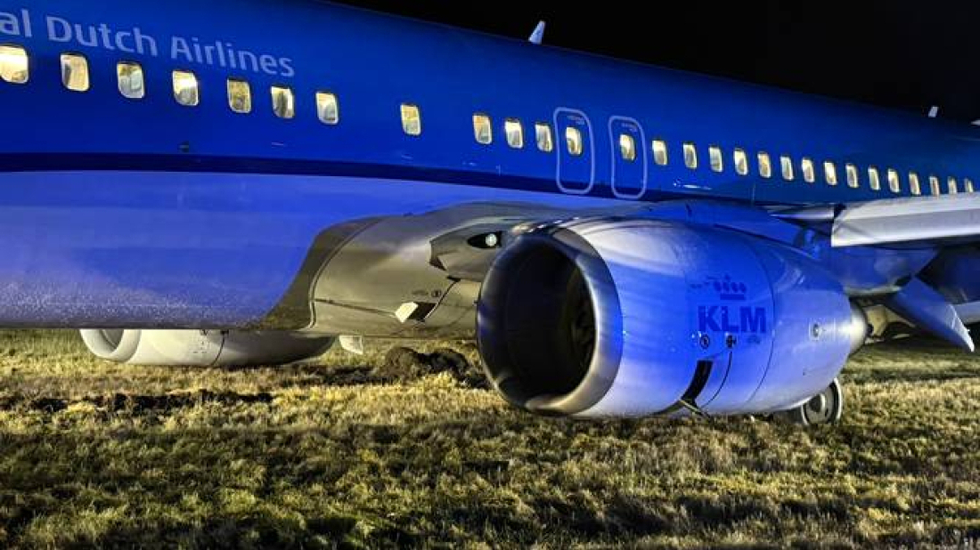 Dutch commercial flight veers off runway in Norway, all onboard unharmed
