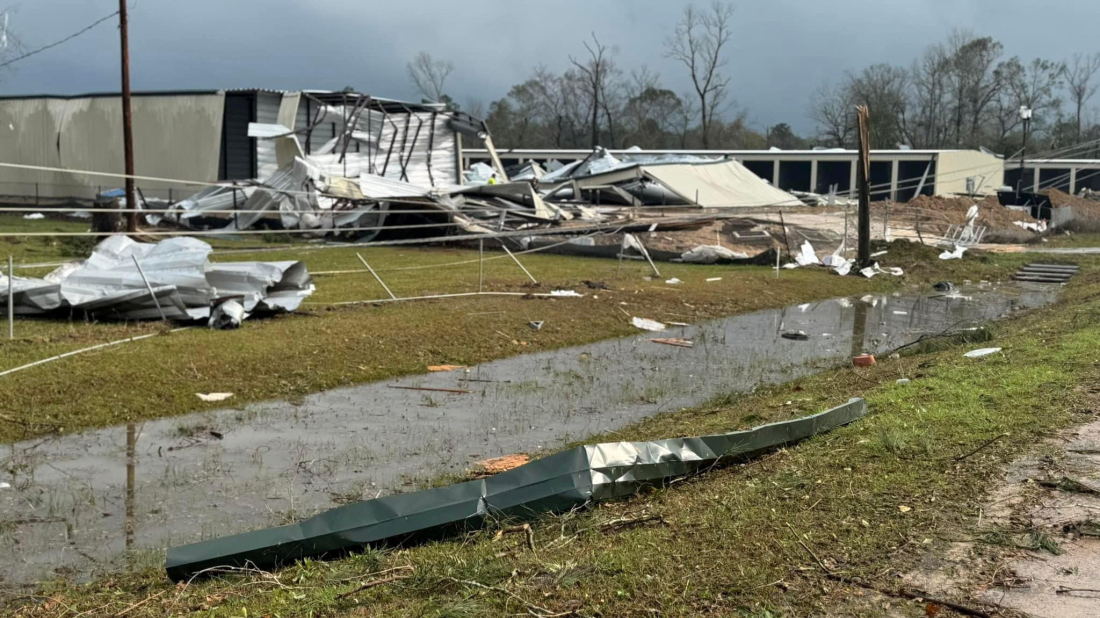 Deadly tornadoes strike southeastern U.S., killing one in Texas and causing widespread damage