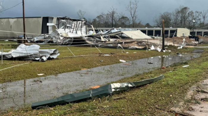 Deadly tornadoes strike southeastern U.S., killing one in Texas and causing widespread damage