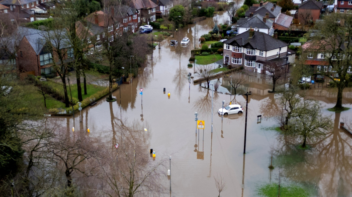 Manchester faces severe flooding as heavy rains submerge streets and homes