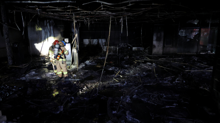 Dozens rescued in South Korea building fire, emergency department says