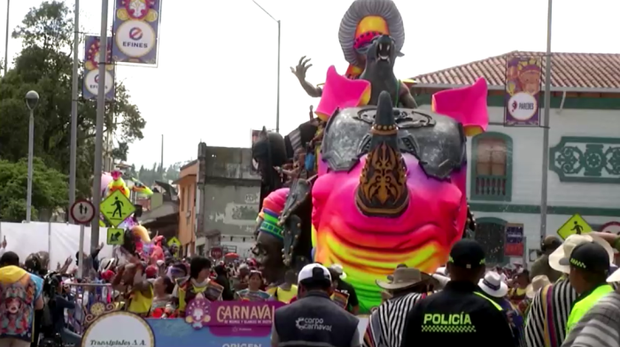 2025 annual black & white carnival in Colombia