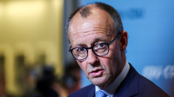 German opposition leader Friedrich Merz signals defence spending increase