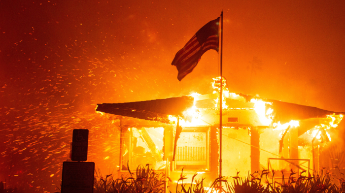 Wildfires rage out of control near Los Angeles