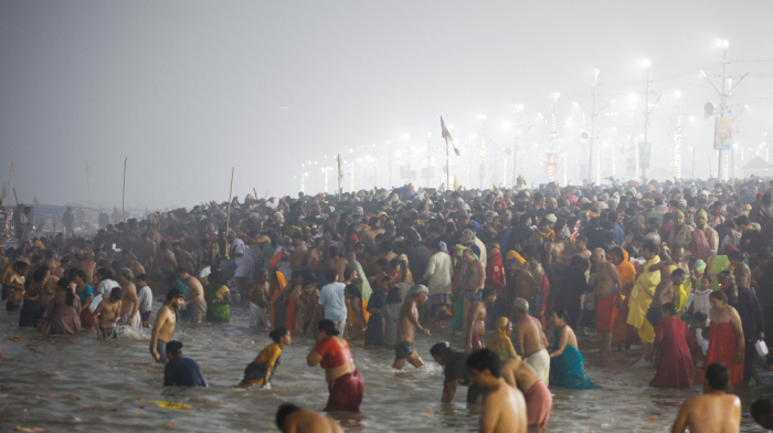 Tens of thousands gather for Maha Kumbh Mela festival in India