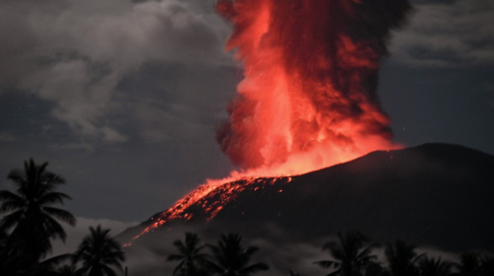 Indonesia's Mount Ibu erupts, spewing big ash cloud