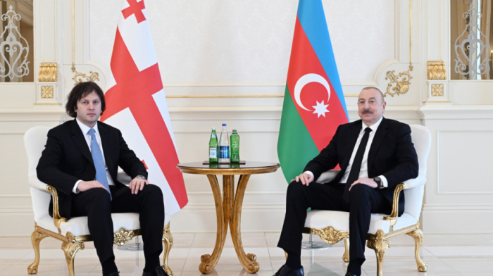 One-on-one meeting of Azerbaijani President and Georgian Prime Minister underway in Baku