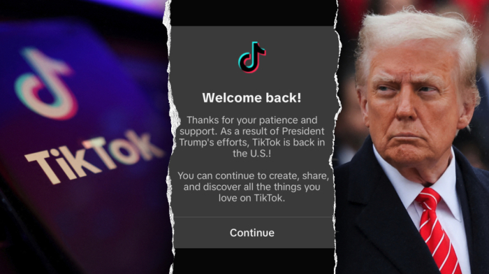 TikTok service is restored - and credits Donald Trump for it