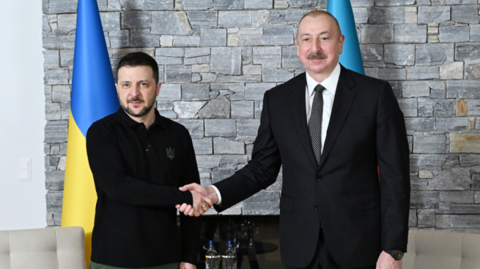 President of Azerbaijan Ilham Aliyev met with President of Ukraine in Davos