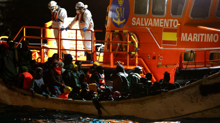 Over 700 migrants arrive in Spain's Canary Islands