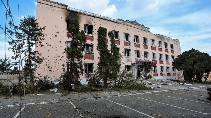 Ukraine Accuses Russia of Striking Boarding School in Kursk