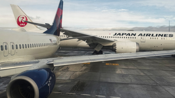 Japan Airlines Jet Strikes Delta Plane While Taxiing in Seattle