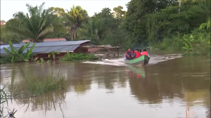 Floods in northern Bolivia displace dozens as rescue efforts are underway