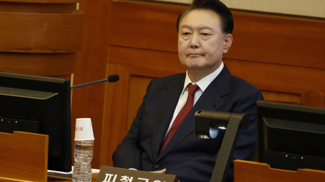 South Korea’s impeached President Yoon attends Constitutional Court hearing
