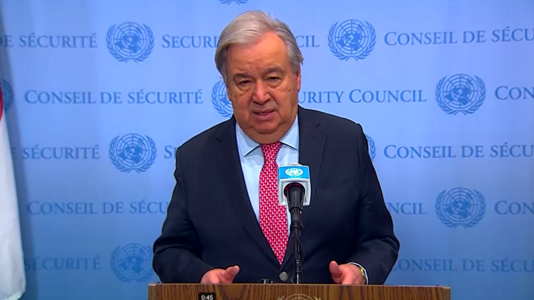 UN's Guterres: 'It's time for mediation'