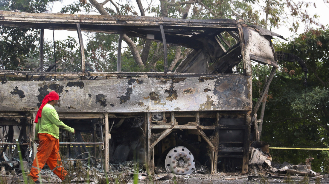 Accident involving bus in southern Mexico killed 41, authorities say