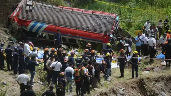 At least 30 people dead in Guatemala bus accident, authorities say