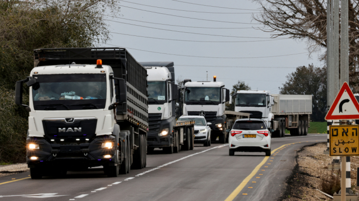 Aid trucks stuck at Rafah border