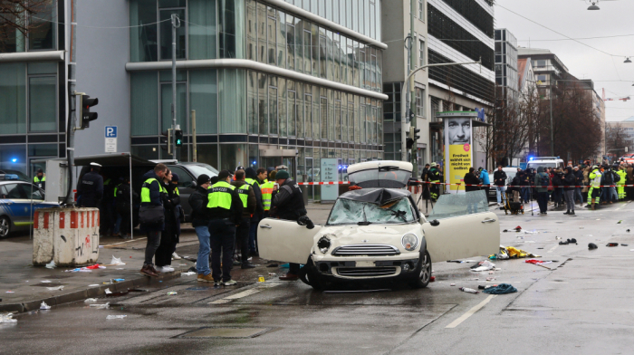 Car crashes into crowd in Munich, at least 28 injured