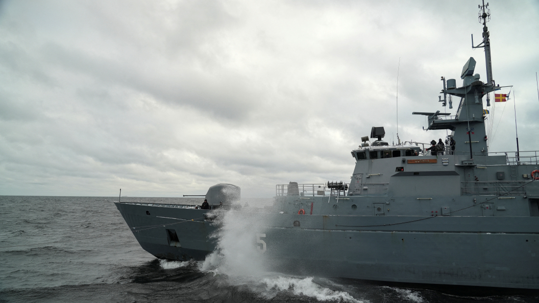 Estonia’s Navy to Intervene if Ships Threaten Baltic Sea Infrastructure