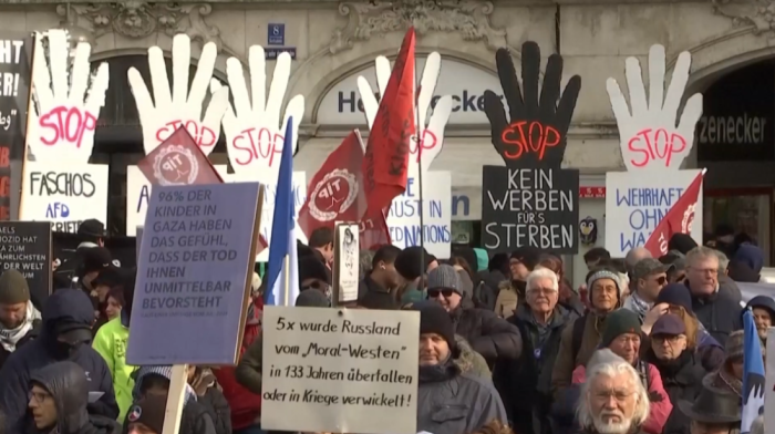 Protests erupt outside Munich Security Conference